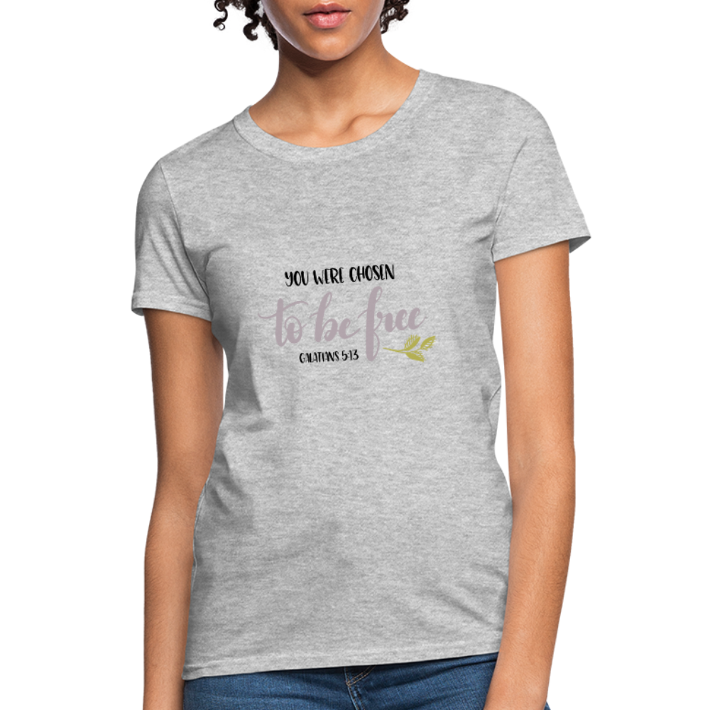 Galatians 5:13 - Women's T-Shirt - heather gray