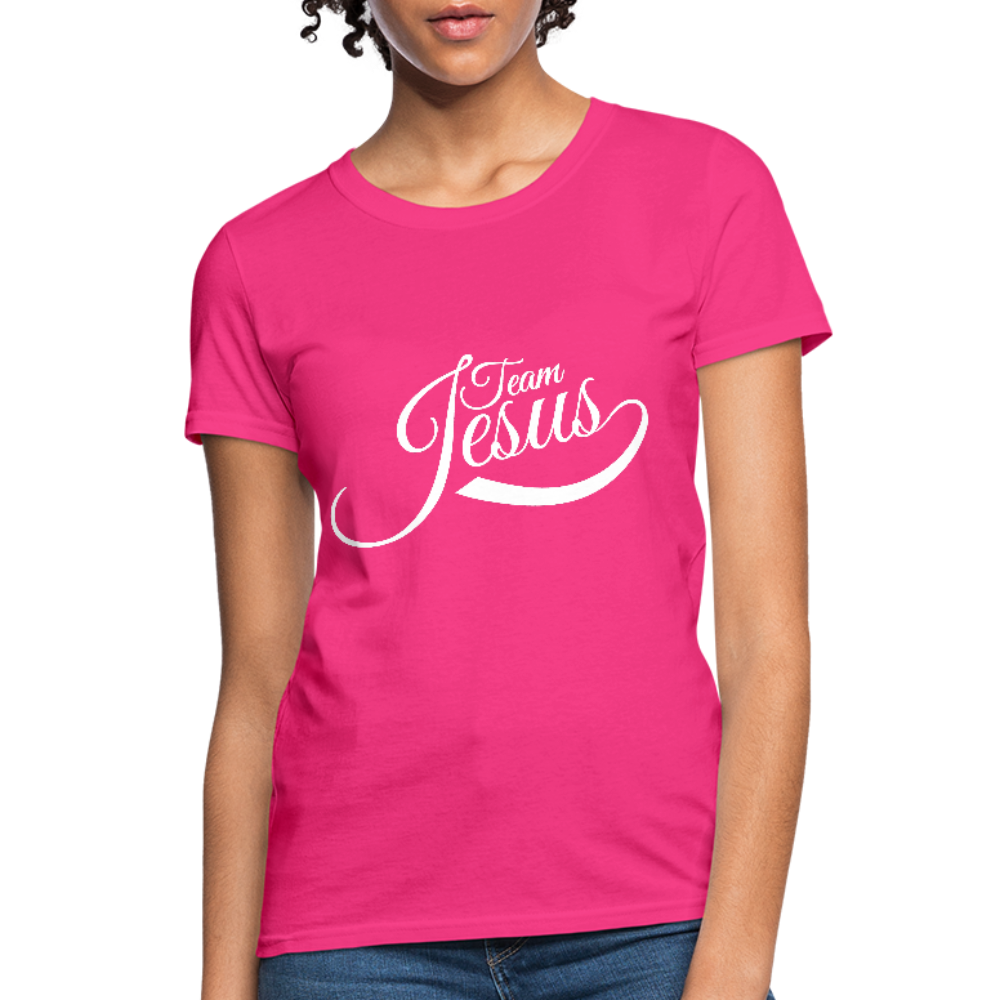 Team Jesus - White - Women's T-Shirt - fuchsia
