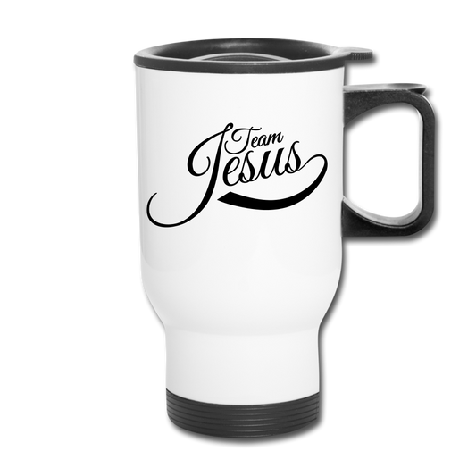 Team Jesus - Travel Mug - white