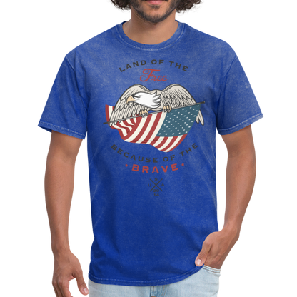 Land Of The Free - Men's T-Shirt - mineral royal