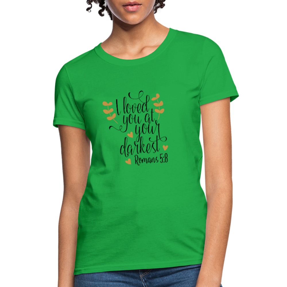 Romans 5:8 - Women's T-Shirt - bright green