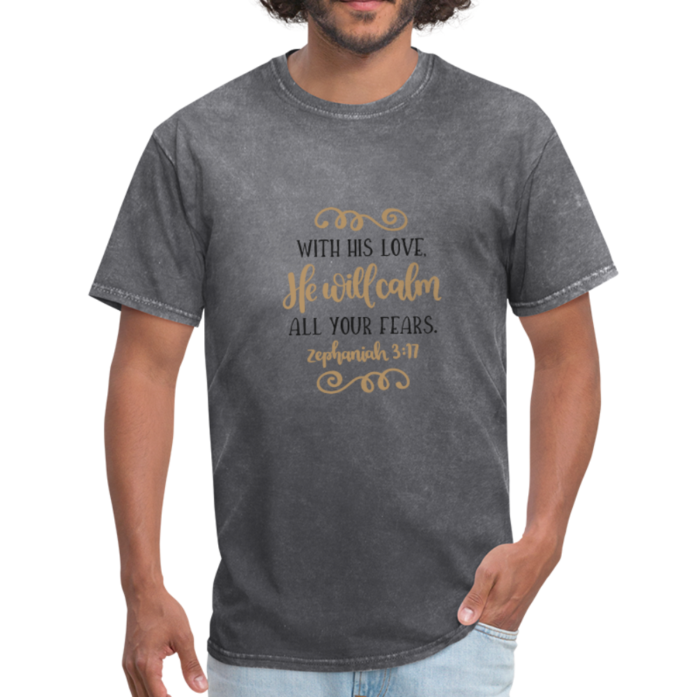 Zephaniah 3:17 - Men's T-Shirt - mineral charcoal gray
