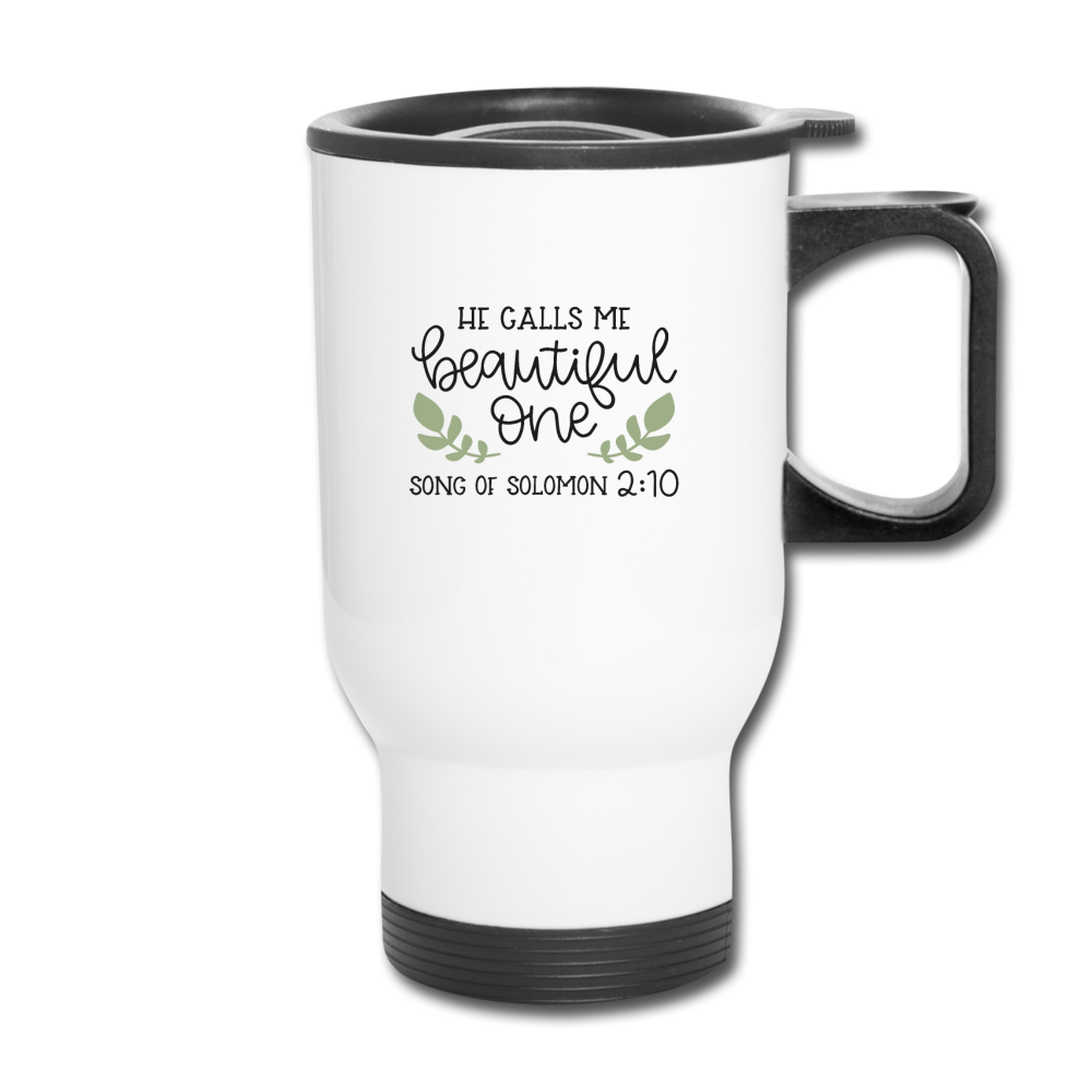 Song Of Solomon 2:10 - Travel Mug - white