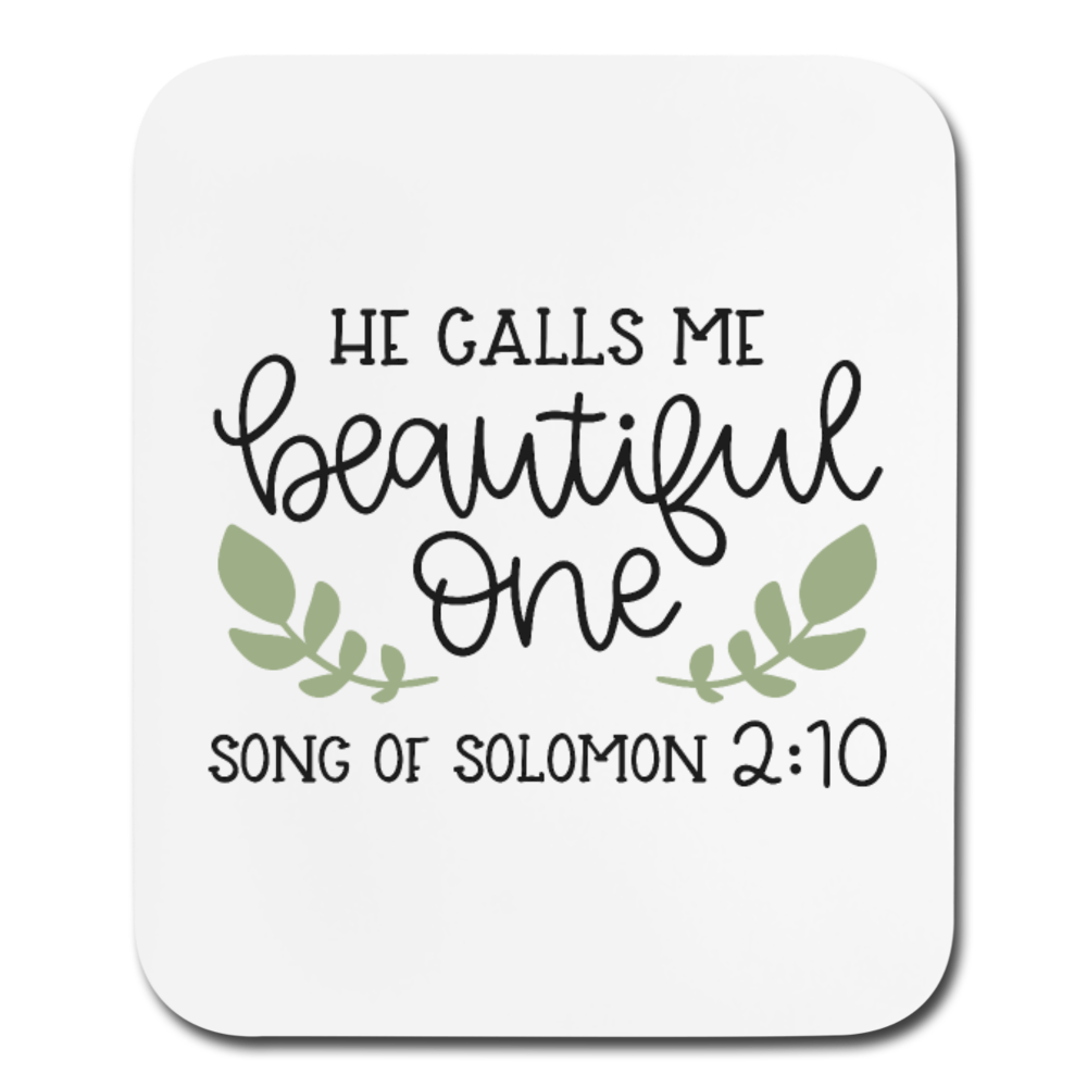 Song Of Solomon 2:10 - Mousepad - Vertical - white