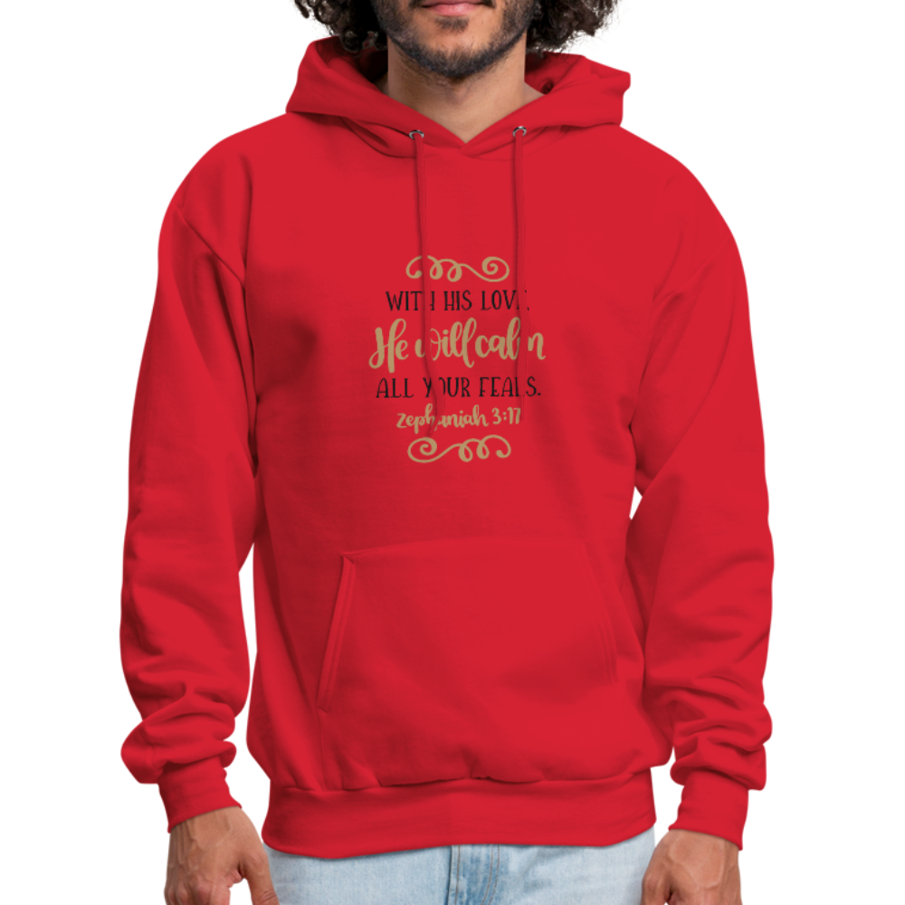 Zephaniah 3:17 - Men's Hoodie - red