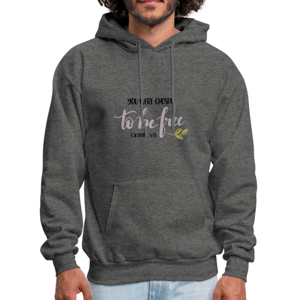 Galatians 5:13 - Men's Hoodie - charcoal gray