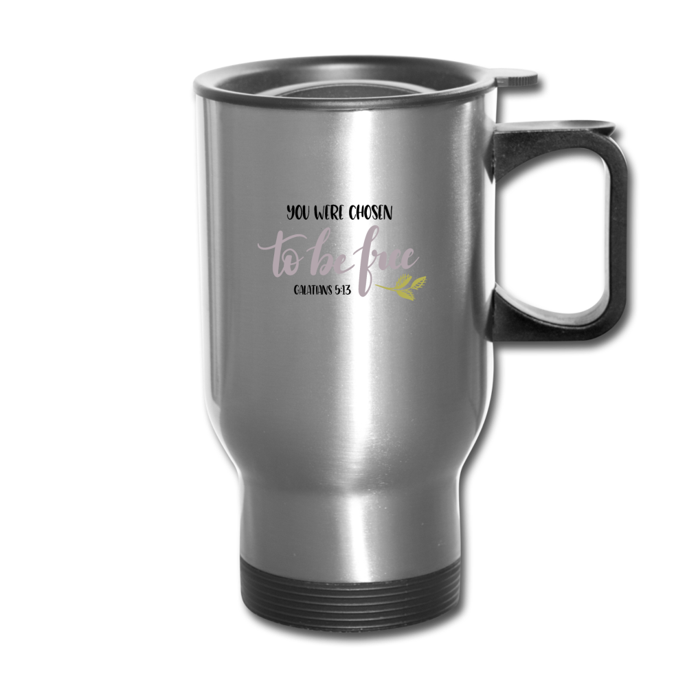 Galatians 5:13 - Travel Mug - silver