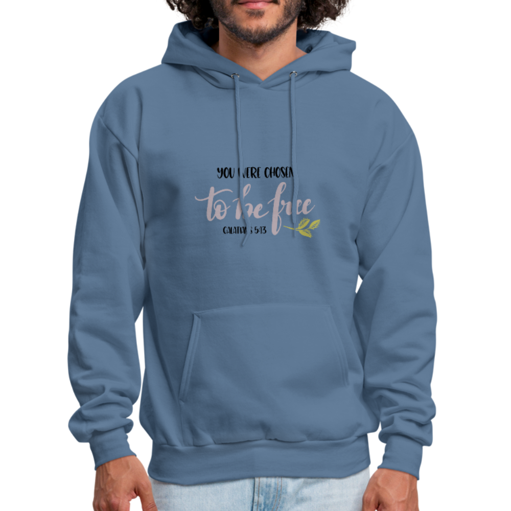 Galatians 5:13 - Men's Hoodie - denim blue