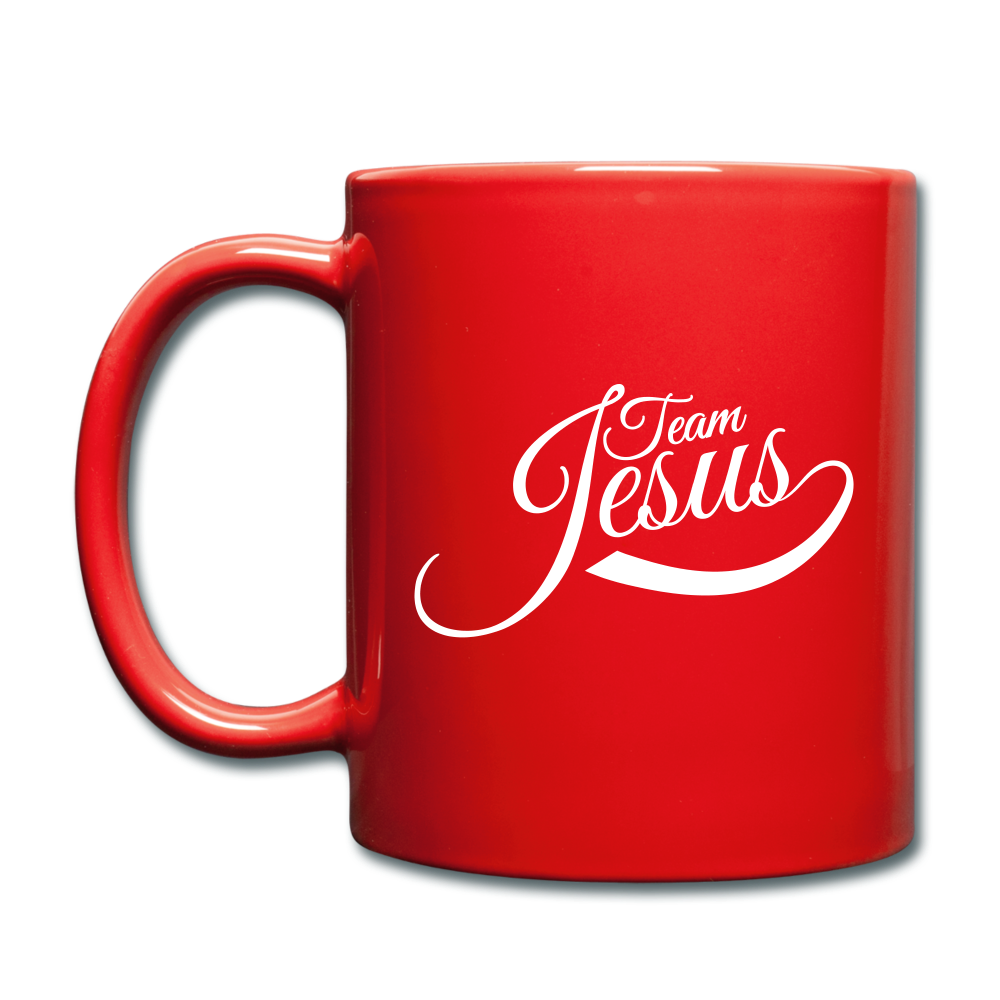 Team Jesus - Full Color Mug - red