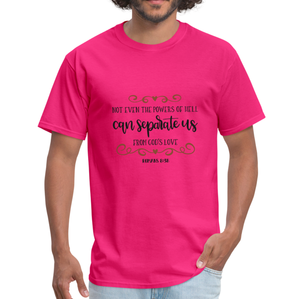 Romans 8:38 - Men's T-Shirt - fuchsia