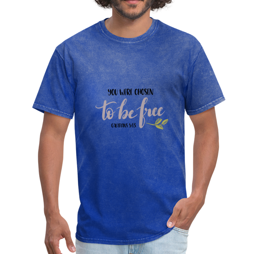 Galatians 5:13 - Men's T-Shirt - mineral royal