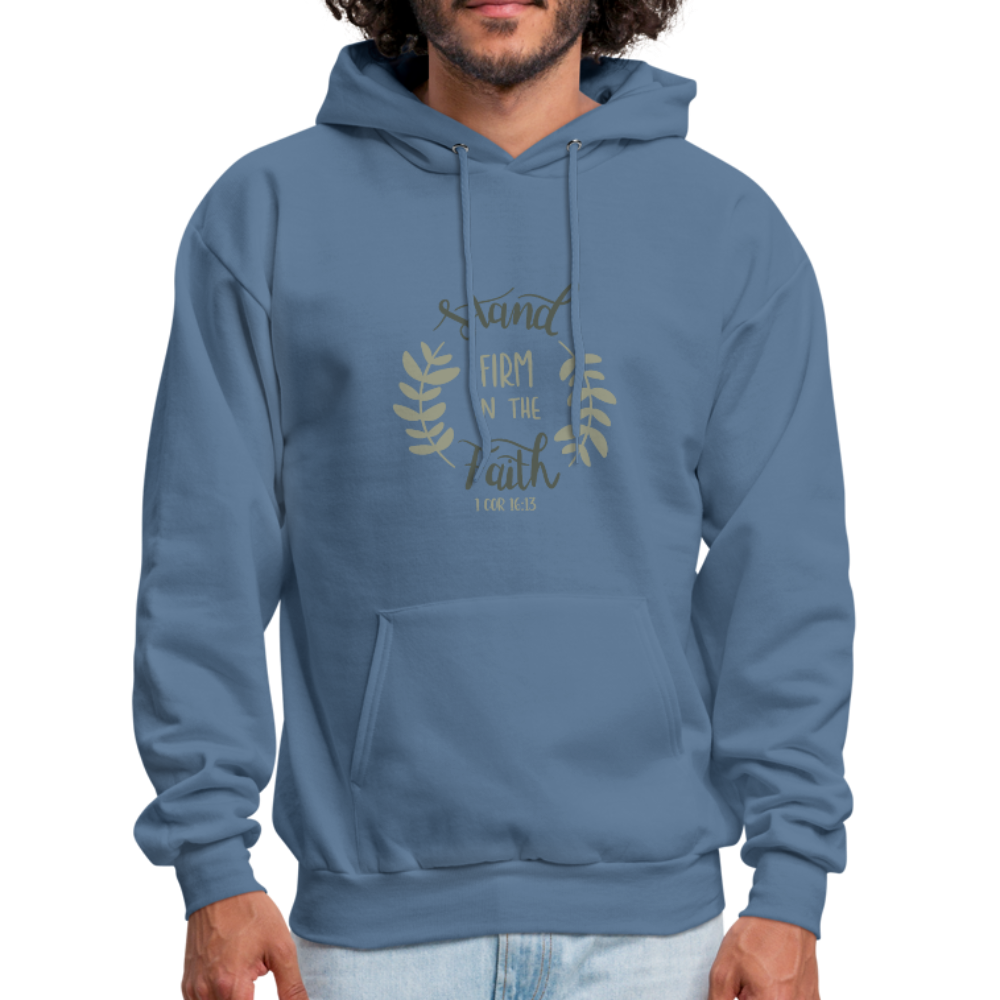 1 Corinthians 16:13 - Men's Hoodie - denim blue
