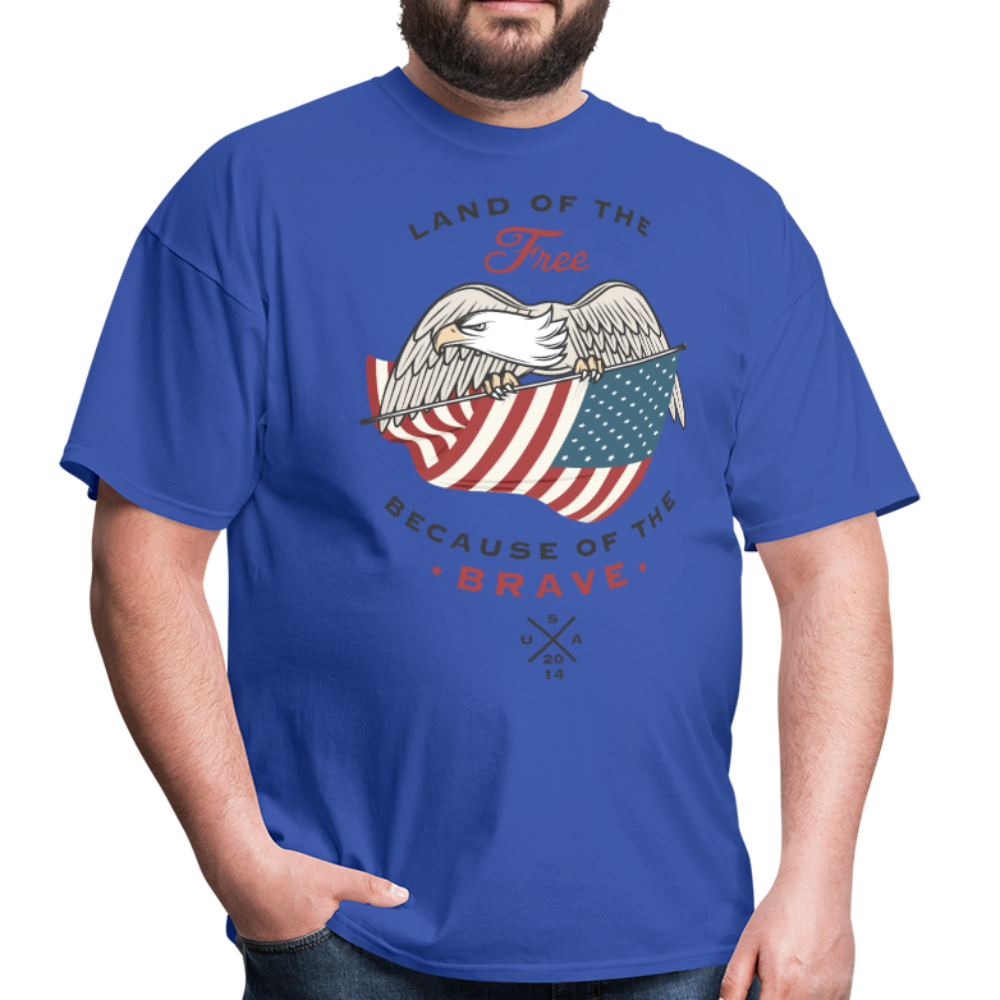 Land Of The Free - Men's T-Shirt - royal blue