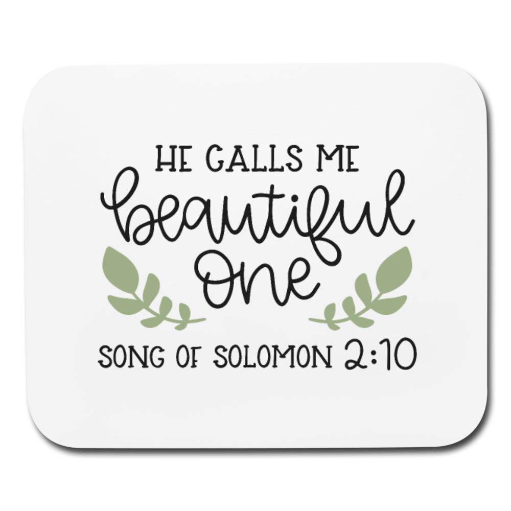 Song Of Solomon 2:10 - Mousepad - Horizontal - white