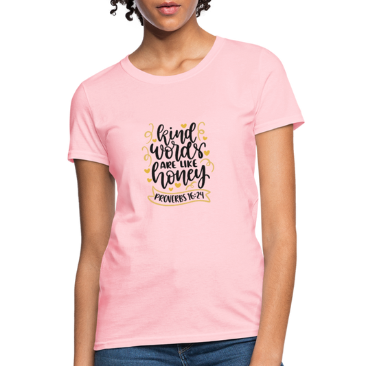 Proverbs 16:24 - Women's T-Shirt - pink