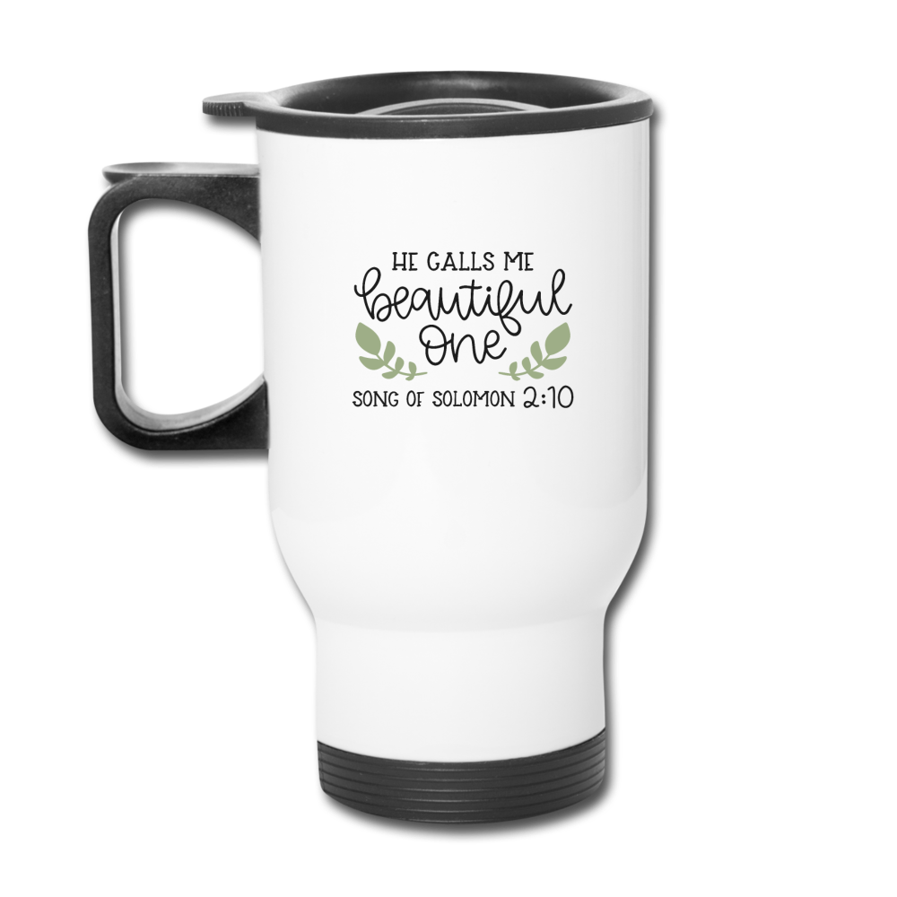 Song Of Solomon 2:10 - Travel Mug - white