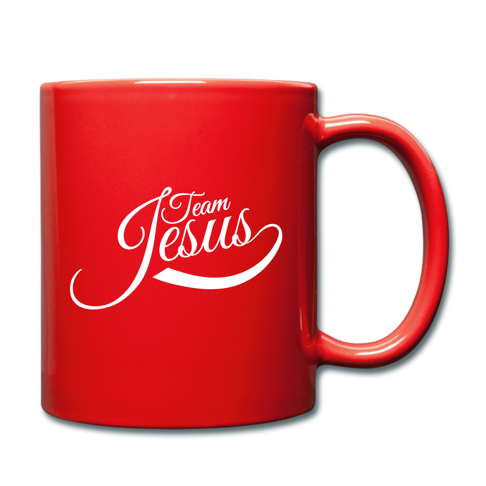 Team Jesus - Full Color Mug - red