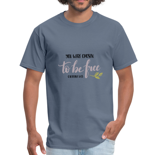 Galatians 5:13 - Men's T-Shirt - denim