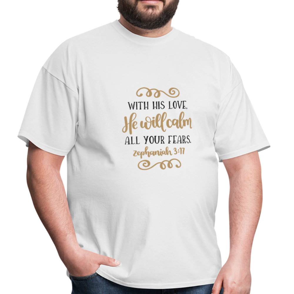 Zephaniah 3:17 - Men's T-Shirt - white