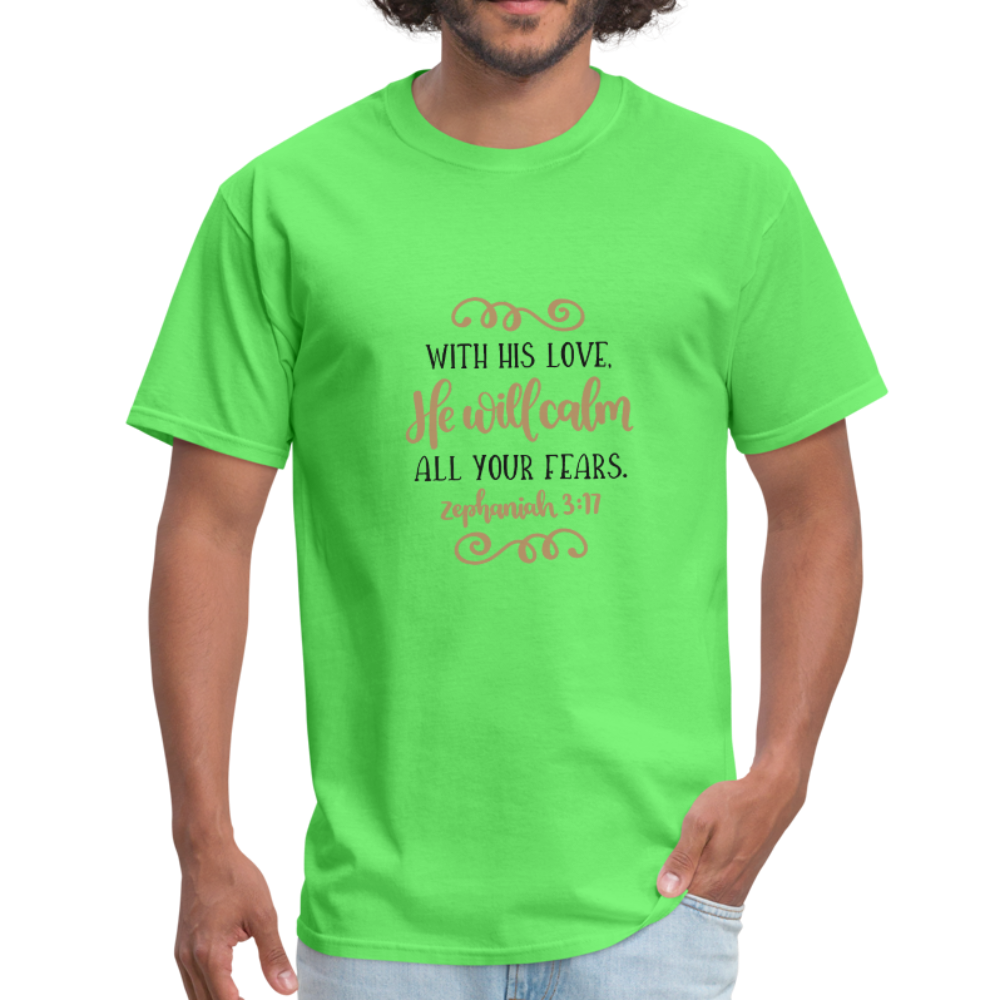Zephaniah 3:17 - Men's T-Shirt - kiwi