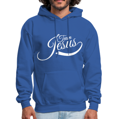 Team Jesus - White - Men's Hoodie - royal blue