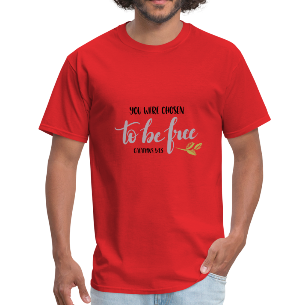 Galatians 5:13 - Men's T-Shirt - red