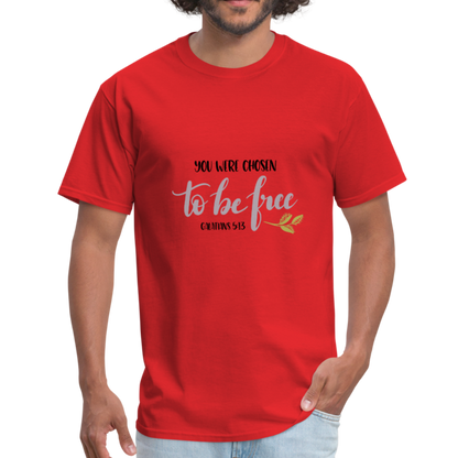 Galatians 5:13 - Men's T-Shirt - red