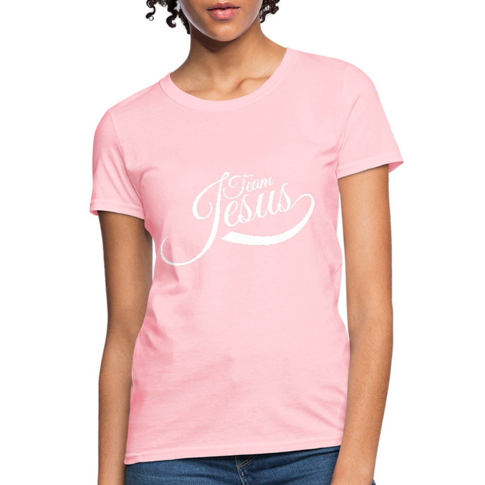 Team Jesus - White - Women's T-Shirt - pink