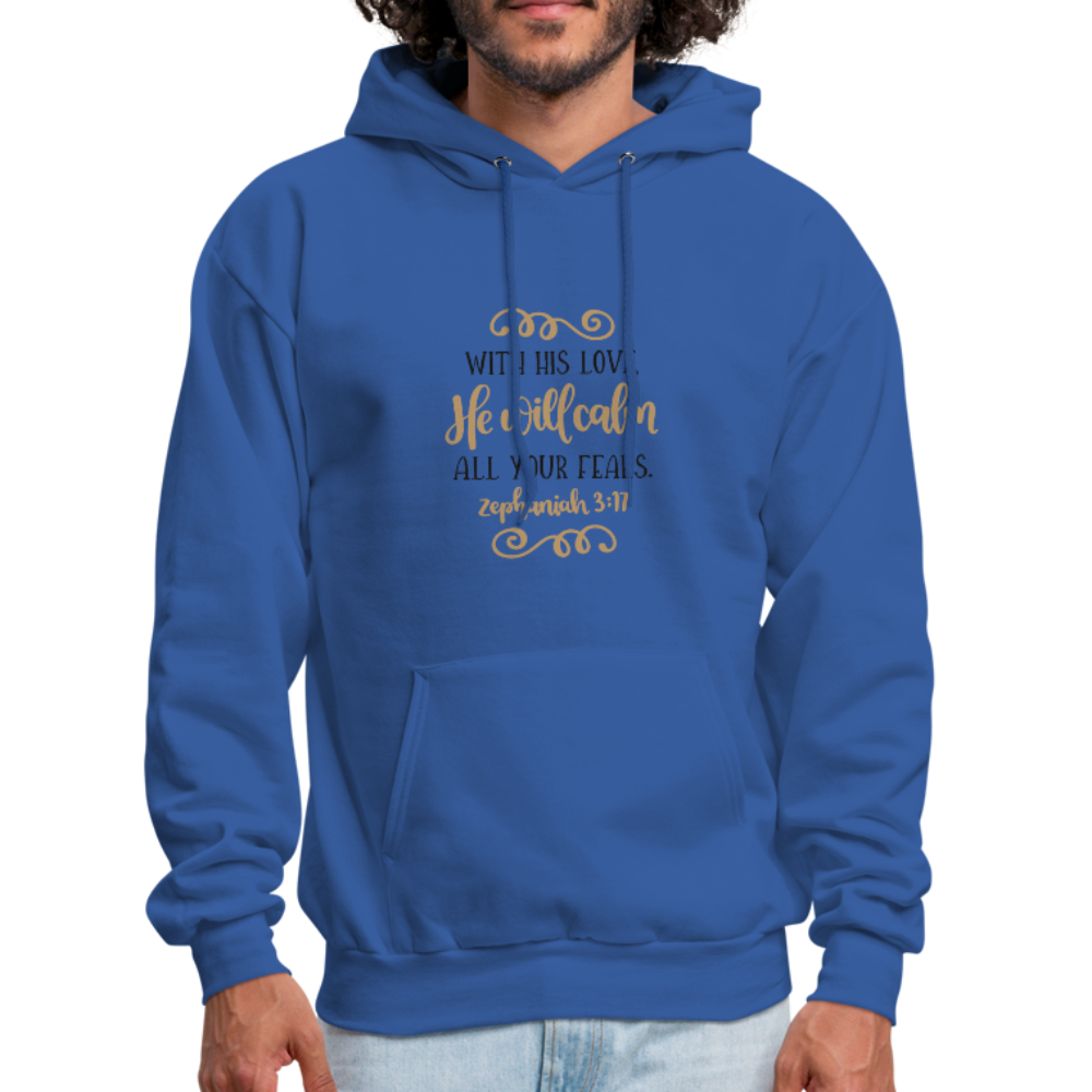 Zephaniah 3:17 - Men's Hoodie - royal blue