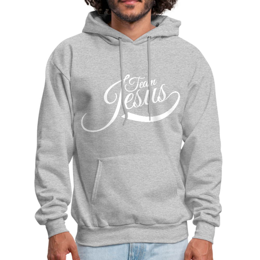 Team Jesus - White - Men's Hoodie - heather gray