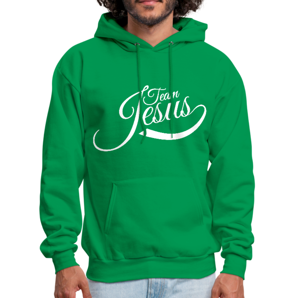 Team Jesus - White - Men's Hoodie - kelly green