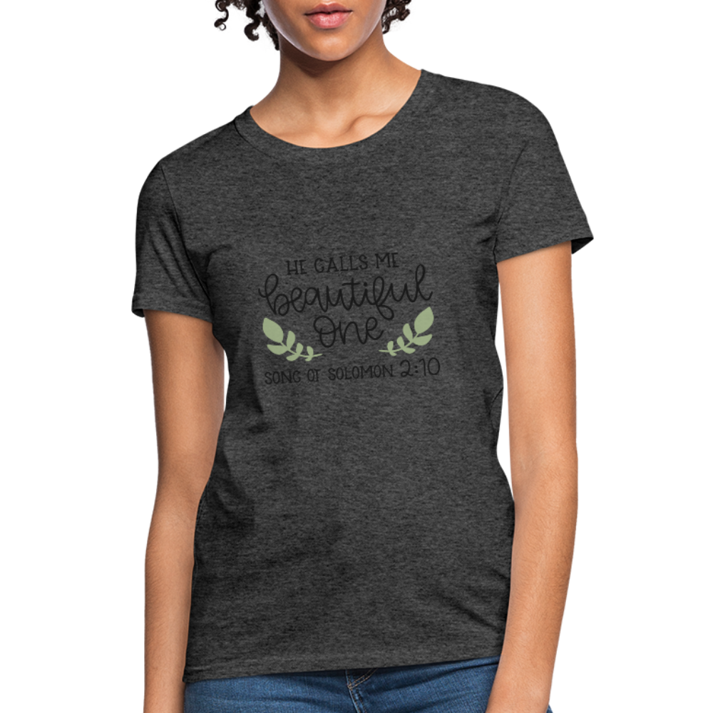 Song Of Solomon 2:10 - Women's T-Shirt - heather black