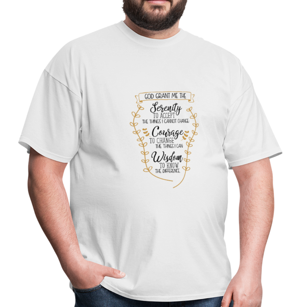 Serenity Prayer - Men's T-Shirt - white
