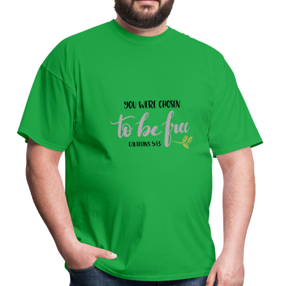 Galatians 5:13 - Men's T-Shirt - bright green