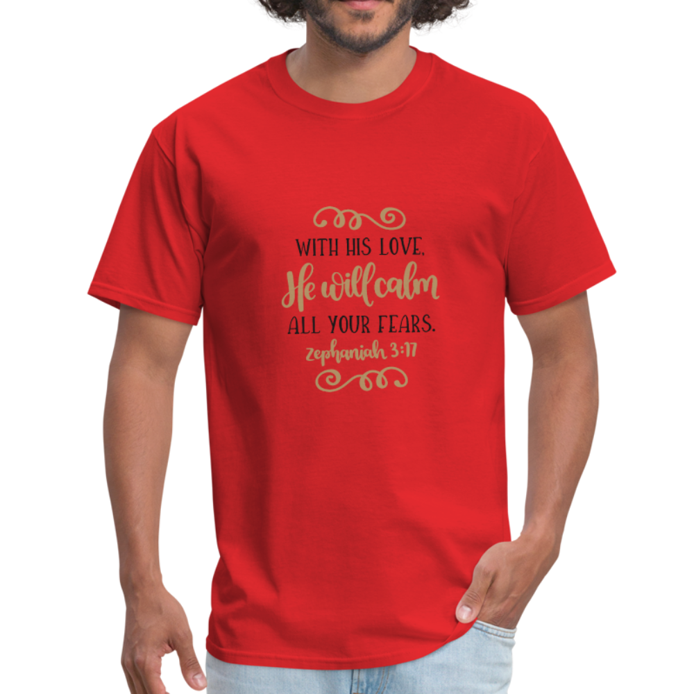 Zephaniah 3:17 - Men's T-Shirt - red