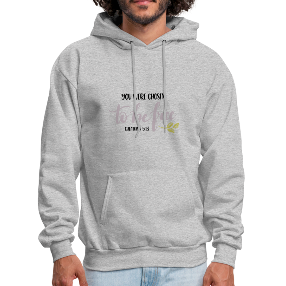 Galatians 5:13 - Men's Hoodie - heather gray