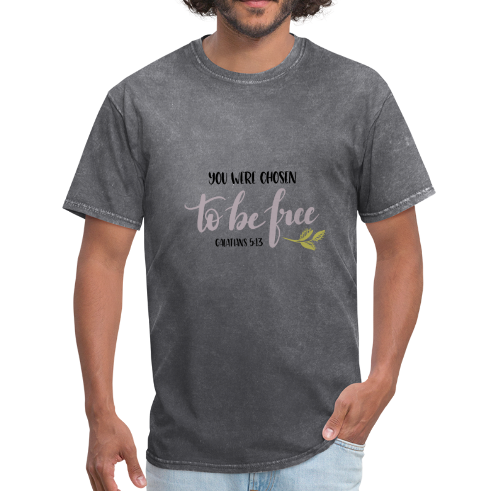 Galatians 5:13 - Men's T-Shirt - mineral charcoal gray