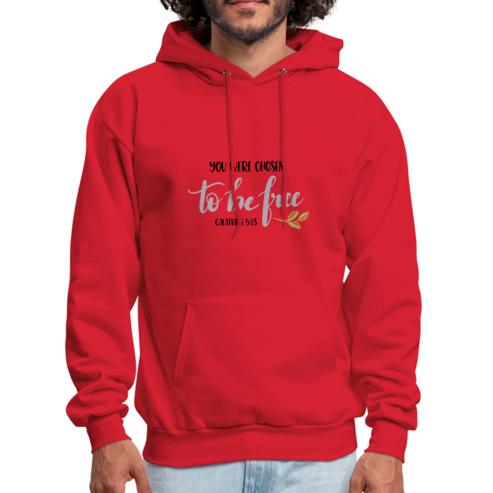Galatians 5:13 - Men's Hoodie - red