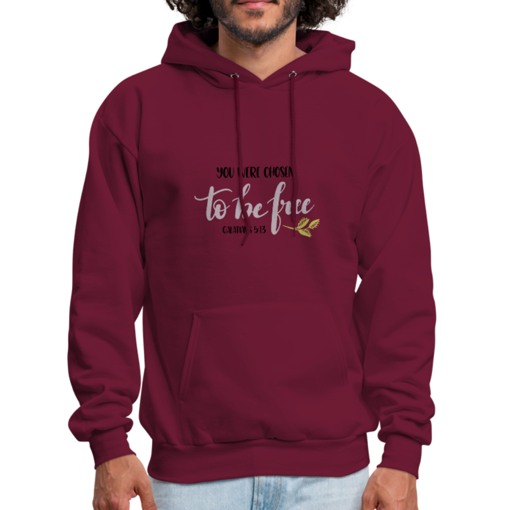 Galatians 5:13 - Men's Hoodie - burgundy