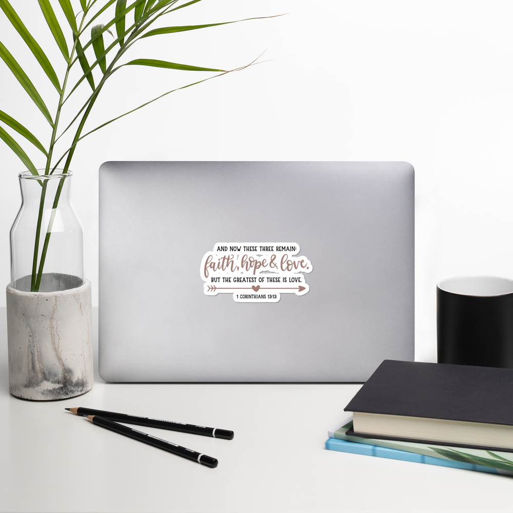 1 Corinthians 13:13 - Stickers