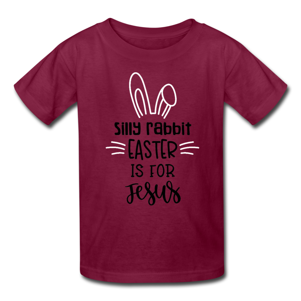 Silly Rabbit - Youth T-Shirt - burgundy