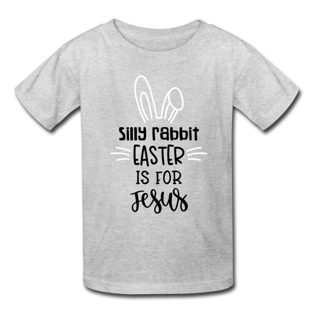 Silly Rabbit - Youth T-Shirt - heather gray