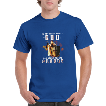 He Who Kneels Before God - Men's T-Shirt
