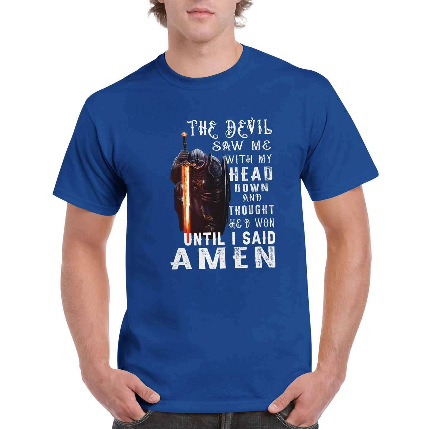 The Devil Saw Me With My Head Down - Men's T-Shirt
