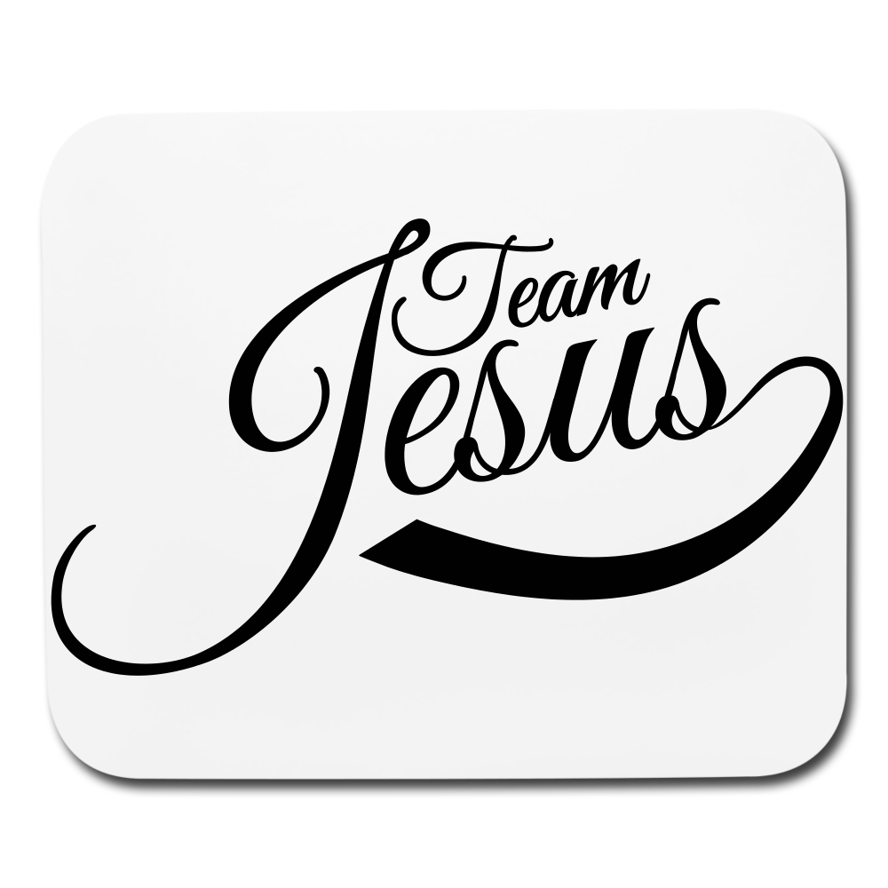 Team Jesus - Mousepad - Horizontal - white