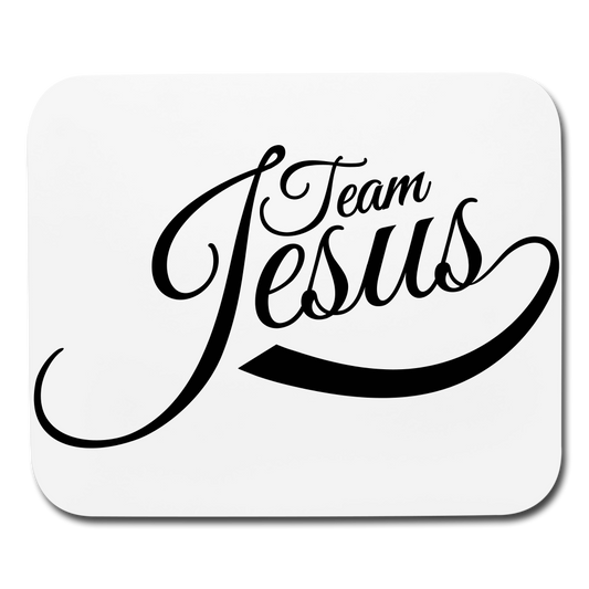 Team Jesus - Mousepad - Horizontal - white