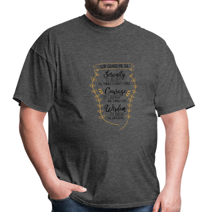 Serenity Prayer - Men's T-Shirt - heather black