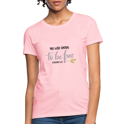 Galatians 5:13 - Women's T-Shirt - pink