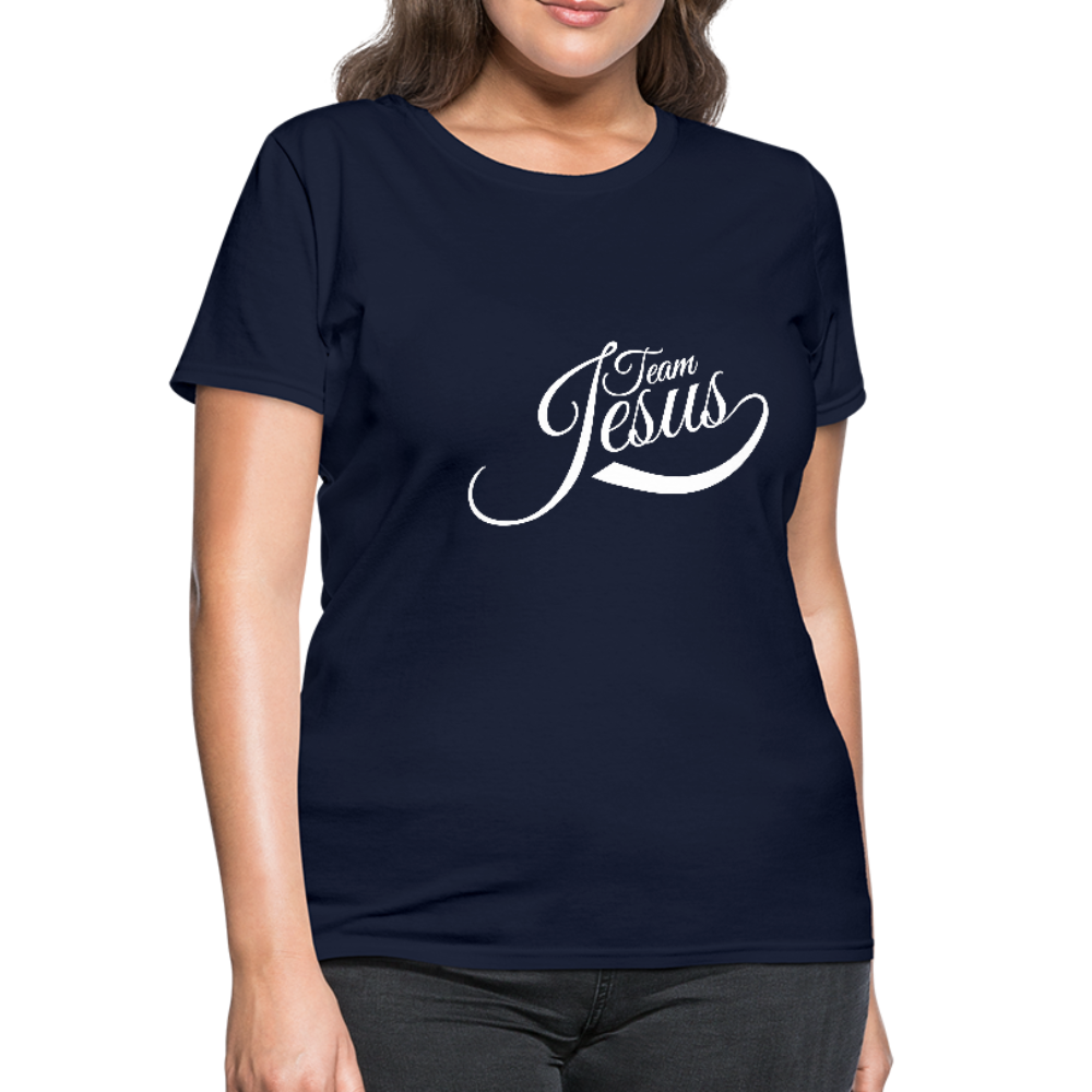 Team Jesus - White - Women's T-Shirt - navy