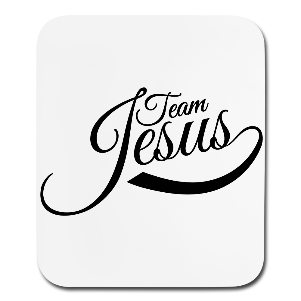 Team Jesus - Mousepad - Vertical - white